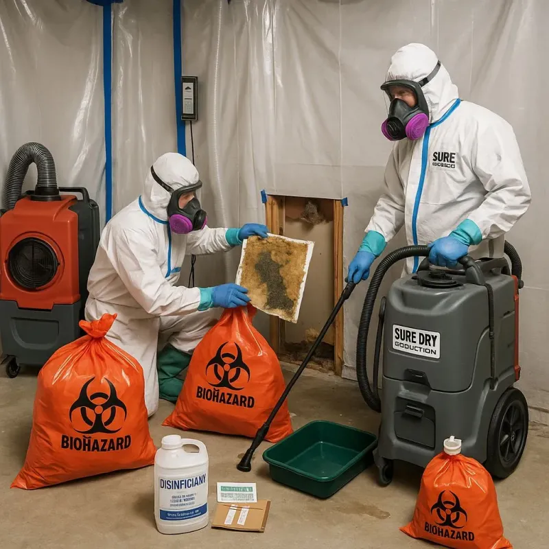 Contaminated Water Handling Protocols process in Norwell, MA