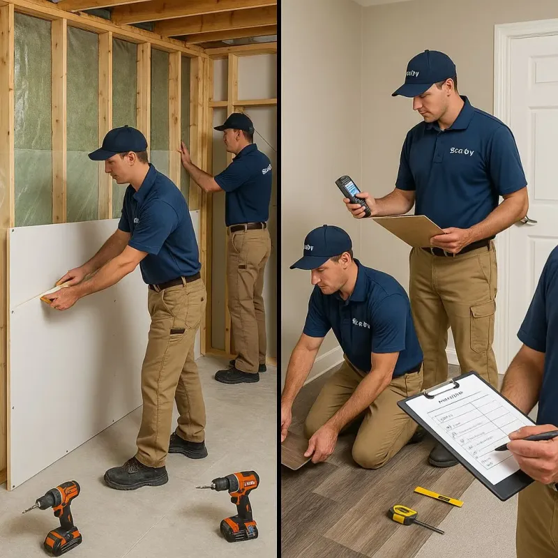 Repairs and Reconstruction process in Norwell, MA