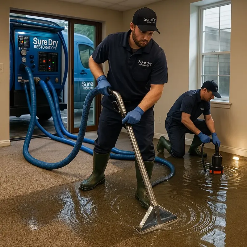Water Extraction and Removal process in Norwell, MA